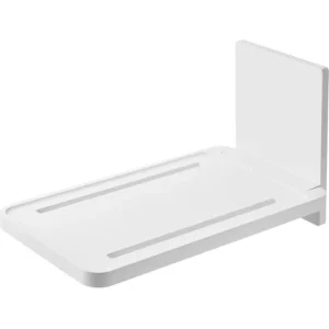 Yamazaki Magnetic Bathroom Folding Shelf White
